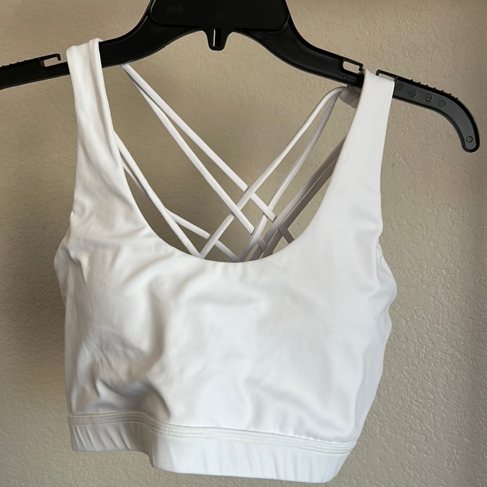 Constantly Varied Gear white sports bra. Size is XXL.